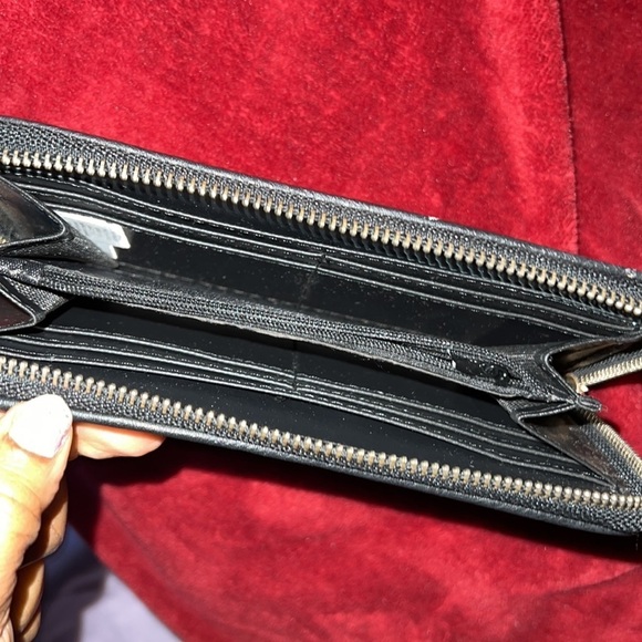 Ardene  quilted matte black long Wallet - Picture 4 of 11